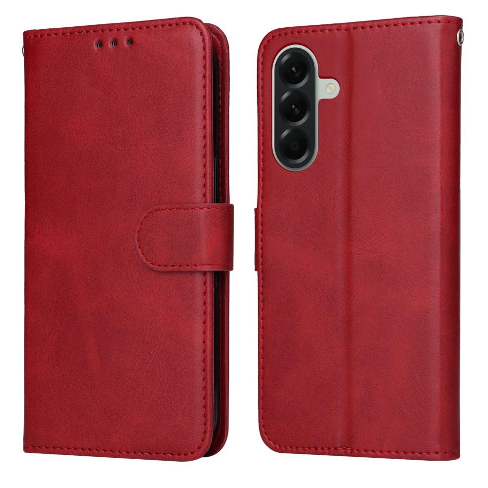 Samsung Galaxy A57 5G Basic Θήκη Πορτοφόλι Red