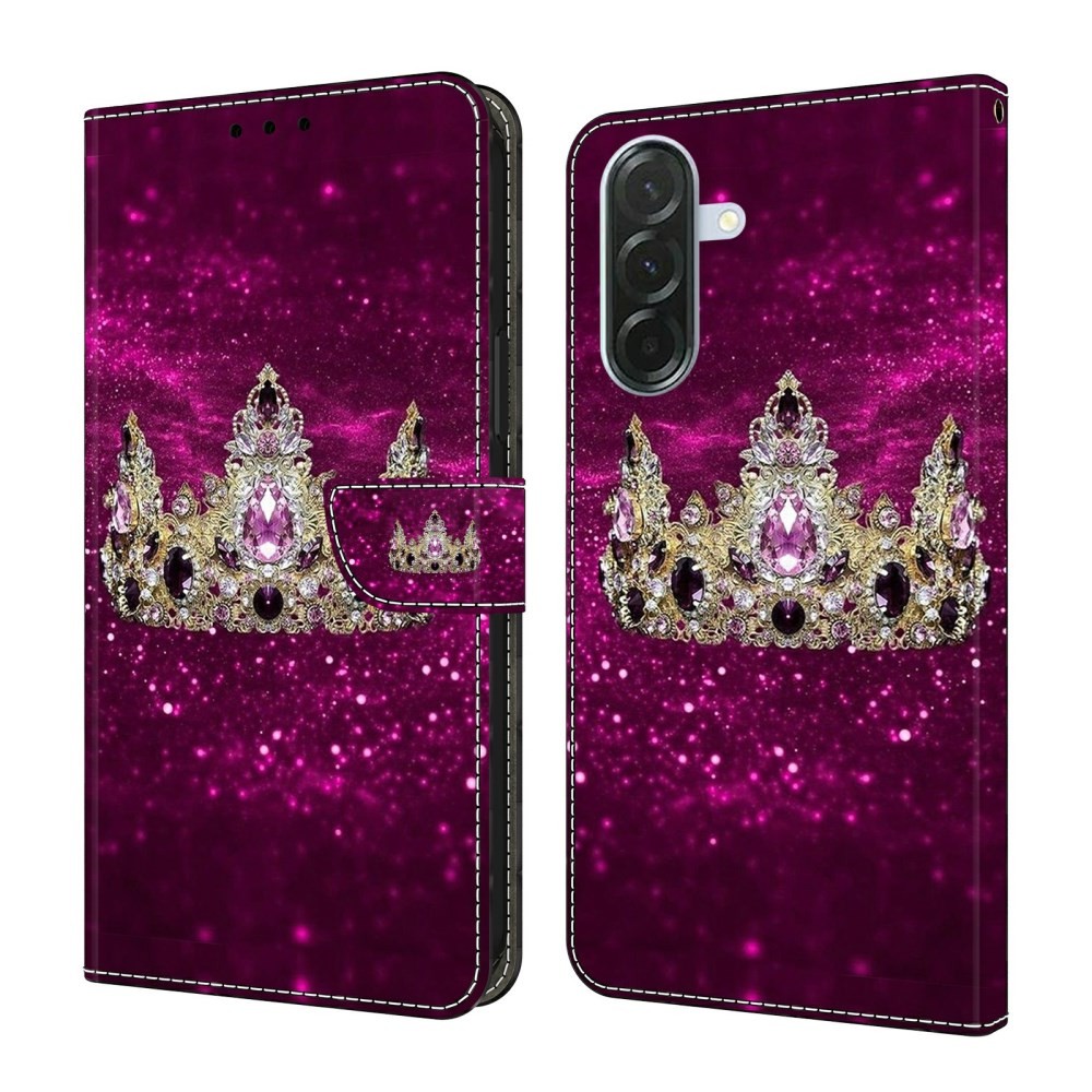 Samsung Galaxy A57 5G Colored Drawing Θήκη Πορτοφόλι Crown