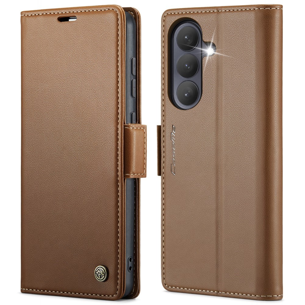 Samsung Galaxy A57 5G CaseMe 023 Luminus Θήκη Πορτοφόλι Brown