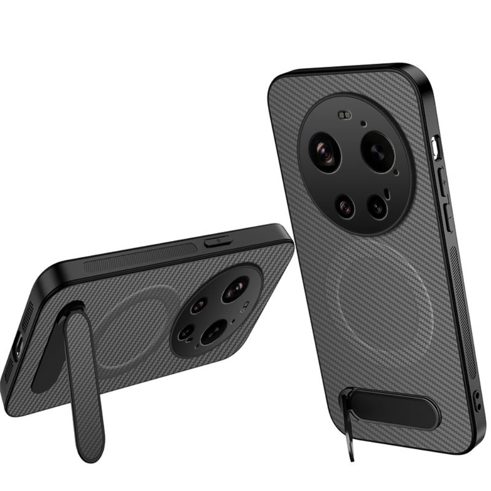Xiaomi 17 Ultra 5G QT Series MagSafe Σκληρή Θήκη με Στήριγμα Grey