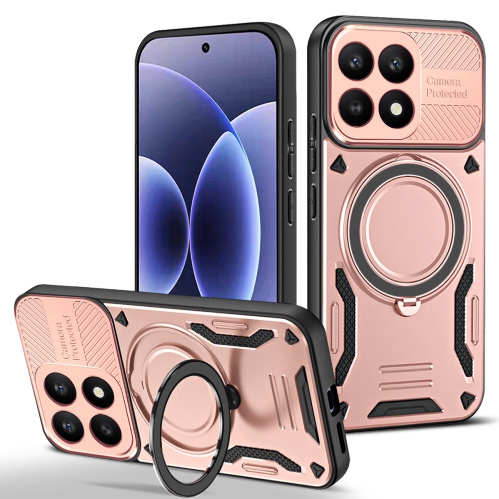 Xiaomi 17 5G Armor MagSafe Σκληρή Θήκη με Δαχτυλίδι Pink