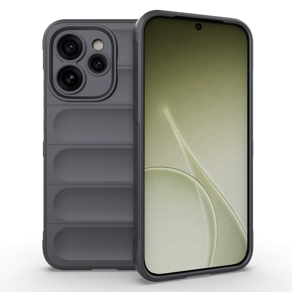 Oppo Reno15 Pro 5G Magic Shield Θήκη Σιλικόνης Dark Grey