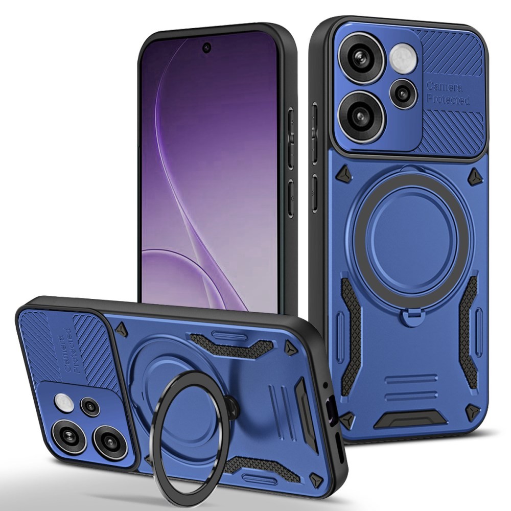Oppo Reno15 Pro 5G Armor MagSafe Σκληρή Θήκη με Δαχτυλίδι Dark Blue