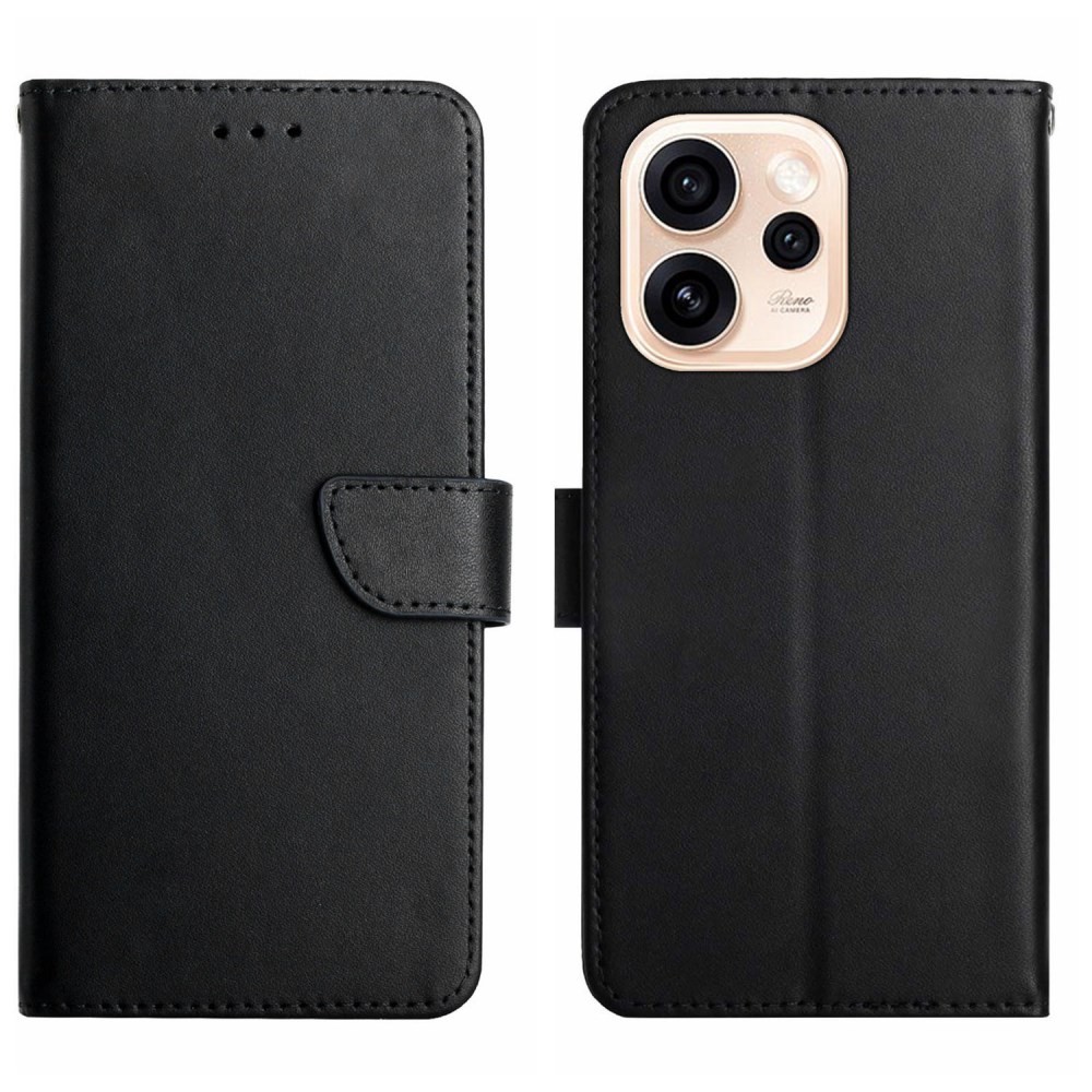 Oppo Reno15 Pro 5G Δερμάτινη Θήκη Πορτοφόλι Black