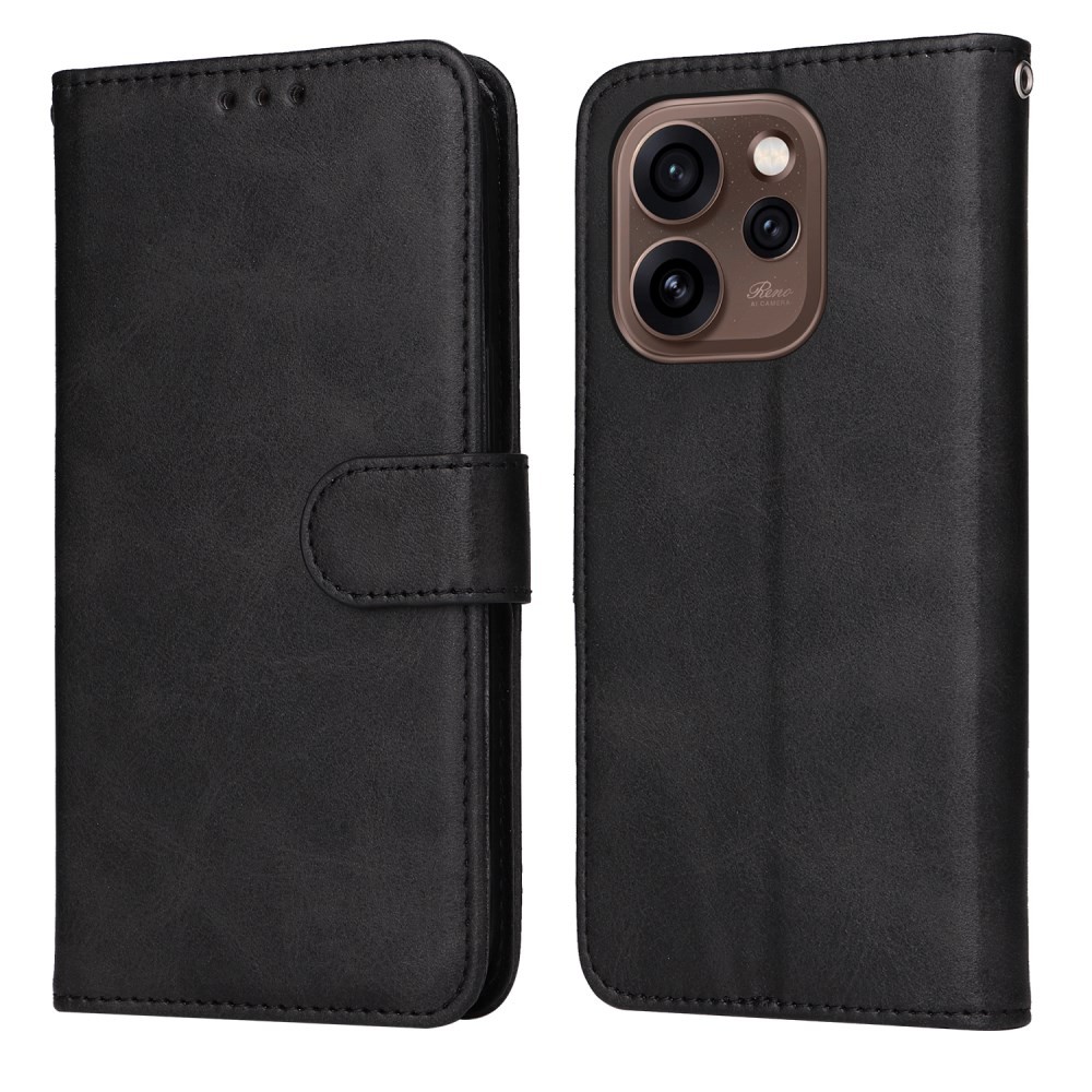 Oppo Reno15 Pro 5G Basic Θήκη Πορτοφόλι Black