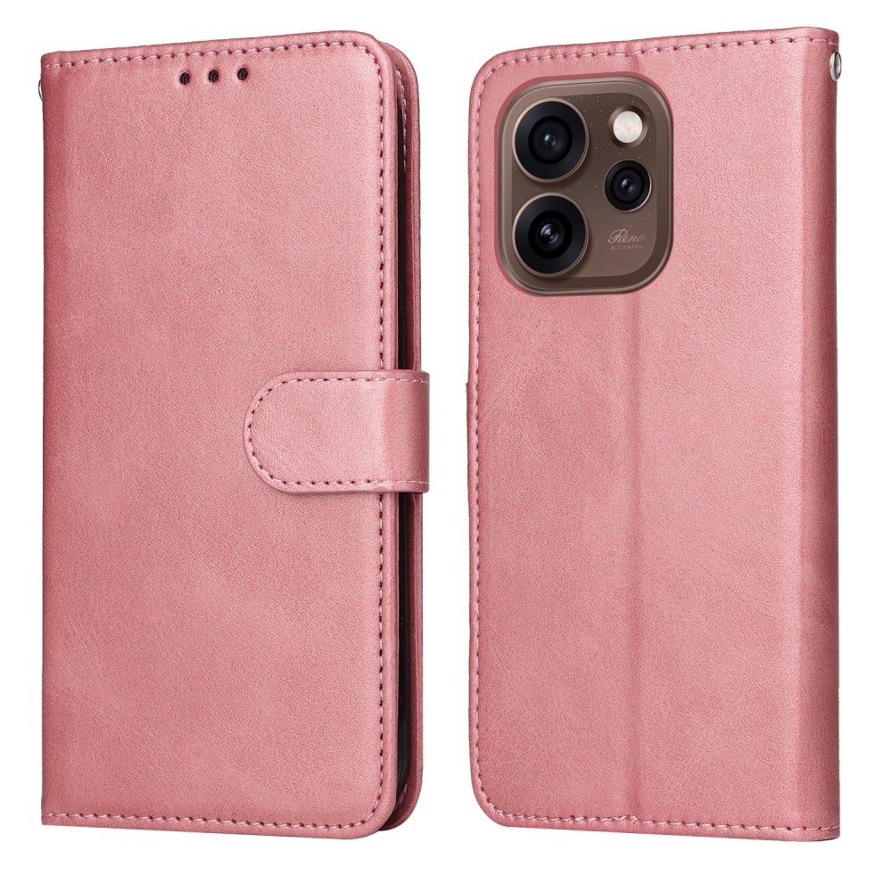 Oppo Reno15 Pro 5G Basic Θήκη Πορτοφόλι Pink