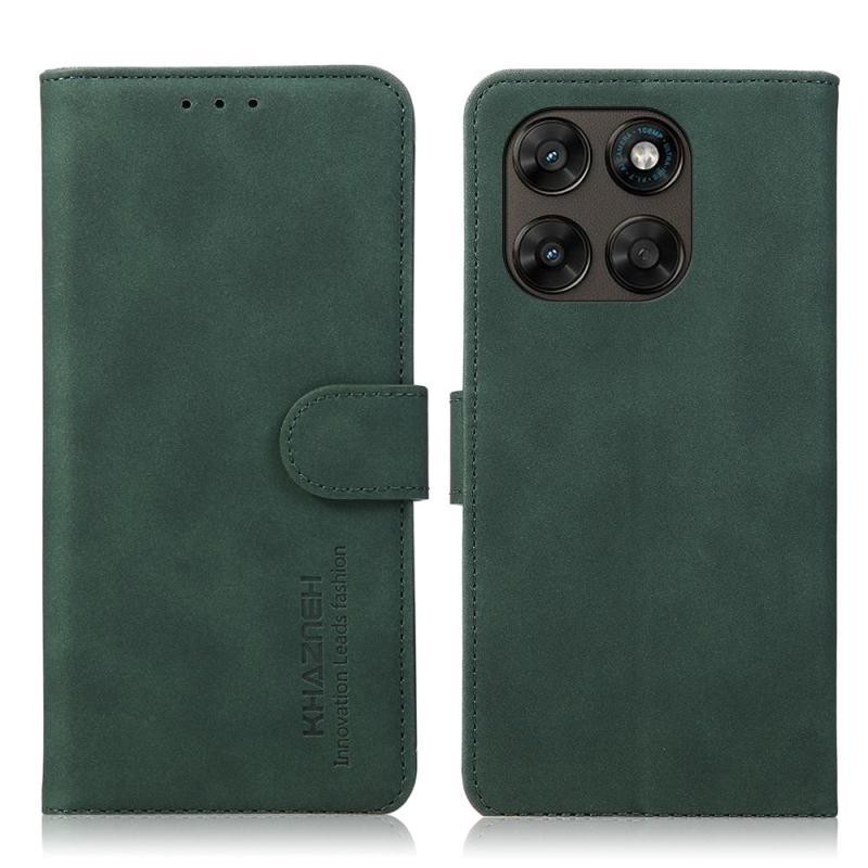 Motorola Moto G67 5G / G77 5G KHAZNEH Retro Leather Θήκη Πορτοφόλι Green