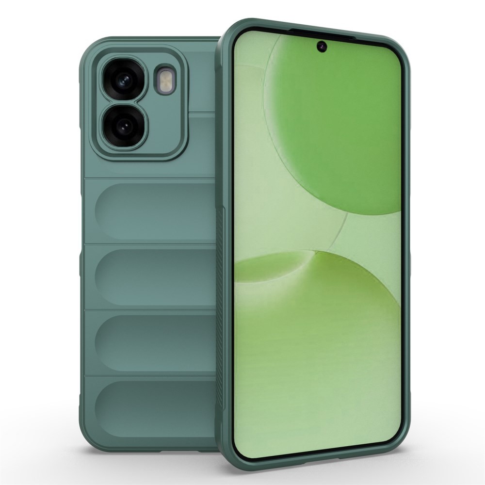 Oppo A6x 4G/5G Magic Shield Θήκη Σιλικόνης Green