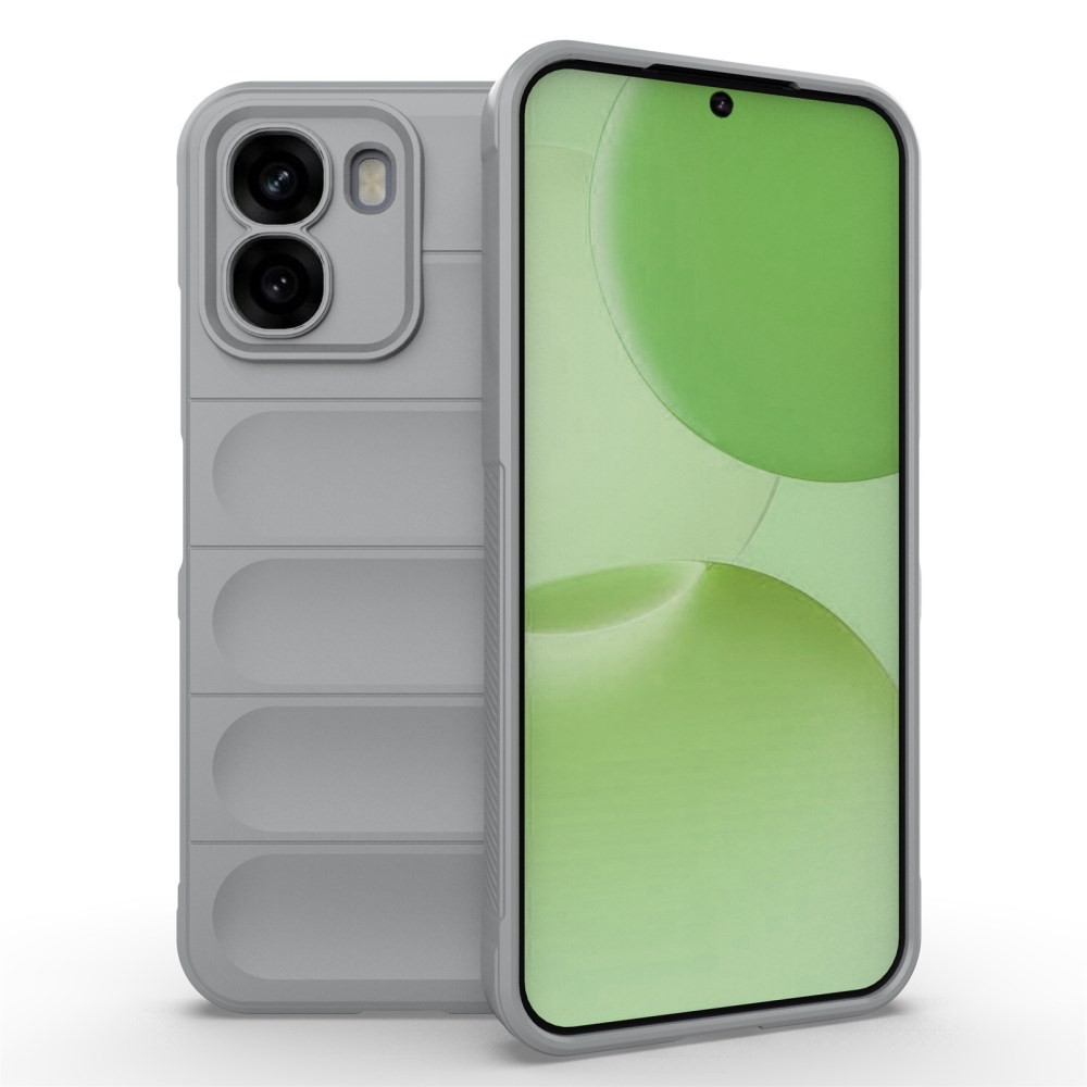 Oppo A6x 4G/5G Magic Shield Θήκη Σιλικόνης Light Grey