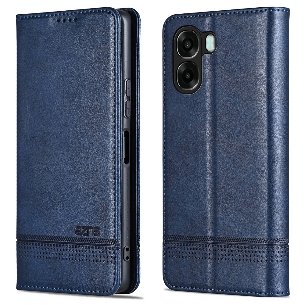 Oppo A6x 4G/5G AZNS Spots Θήκη Βιβλίο Blue