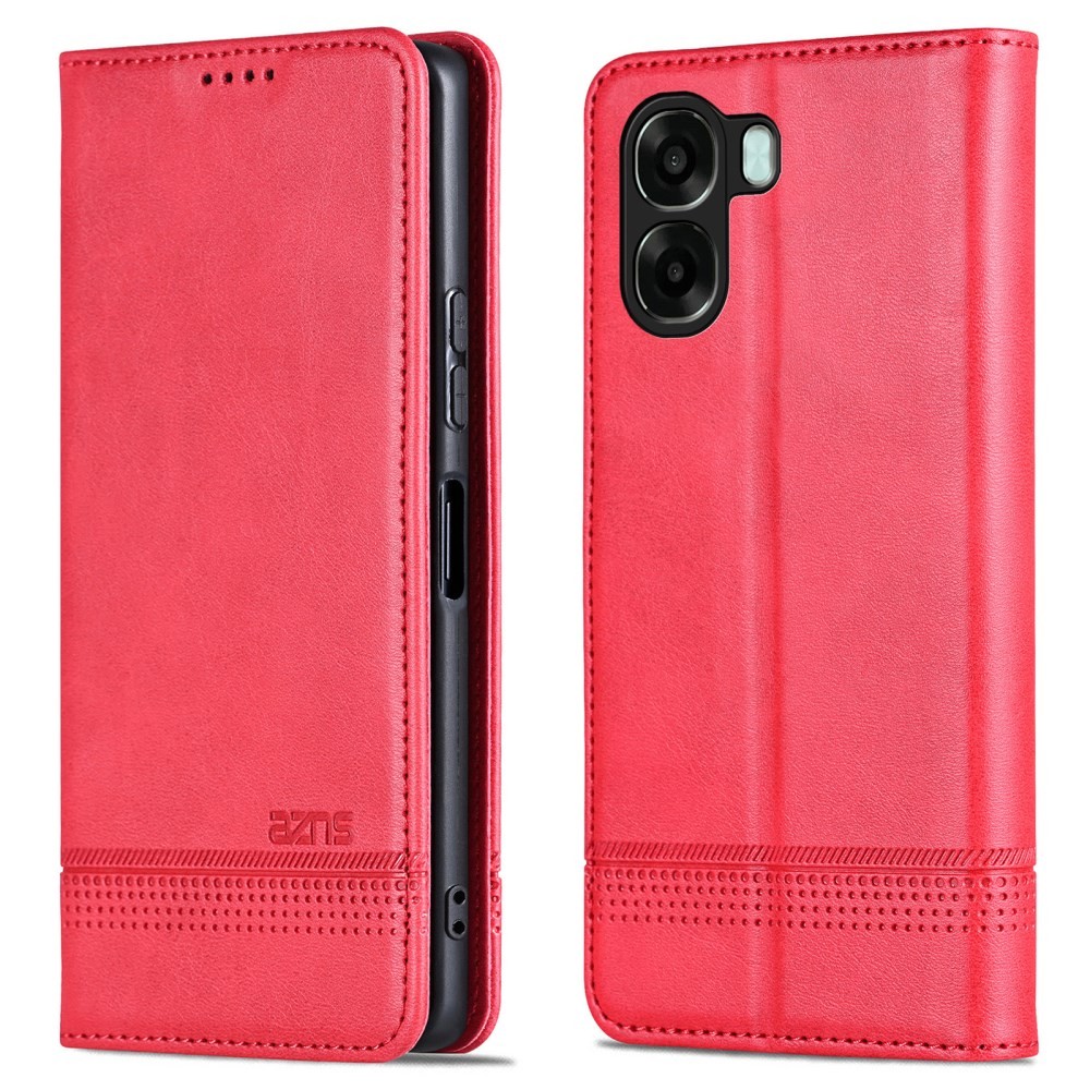 Oppo A6x 4G/5G AZNS Spots Θήκη Βιβλίο Red