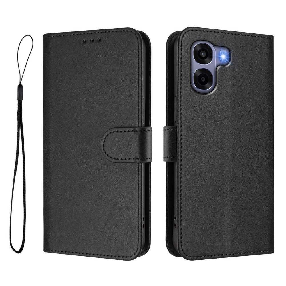 Oppo A6x 4G/5G Basic Θήκη Πορτοφόλι Black