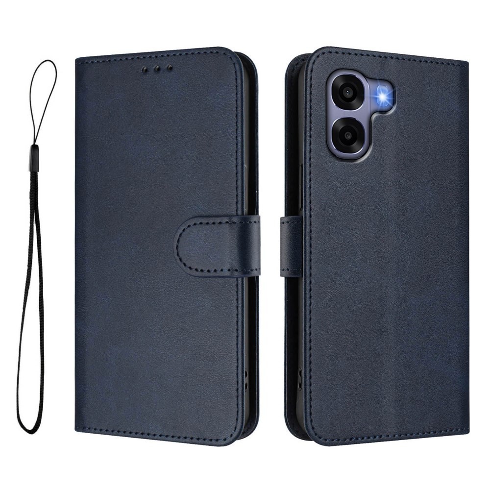 Oppo A6x 4G/5G Basic Θήκη Πορτοφόλι Blue