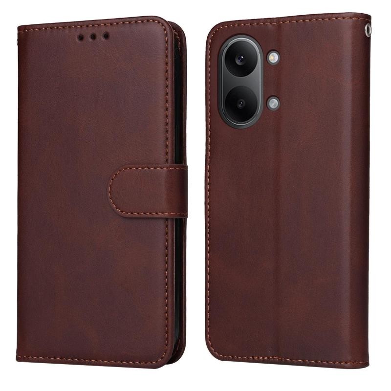 Xiaomi Poco X8 Pro Max 5G Basic Θήκη Πορτοφόλι Brown