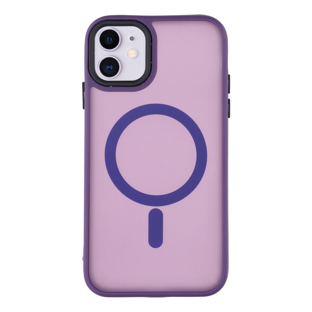 Apple iPhone 11 Magsafe Ημιδιάφανη Σκληρή Θήκη Dark Purple