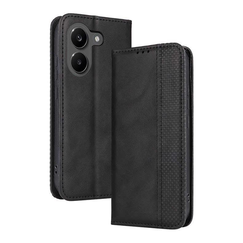 Xiaomi Poco X8 Pro 5G Retro Θήκη Βιβλίο Black
