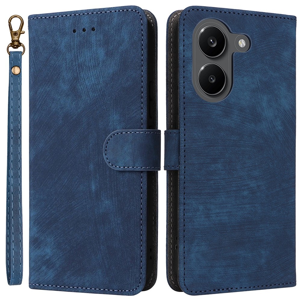 Xiaomi Poco X8 Pro 5G Brush Magnetic Θήκη Πορτοφόλι Blue