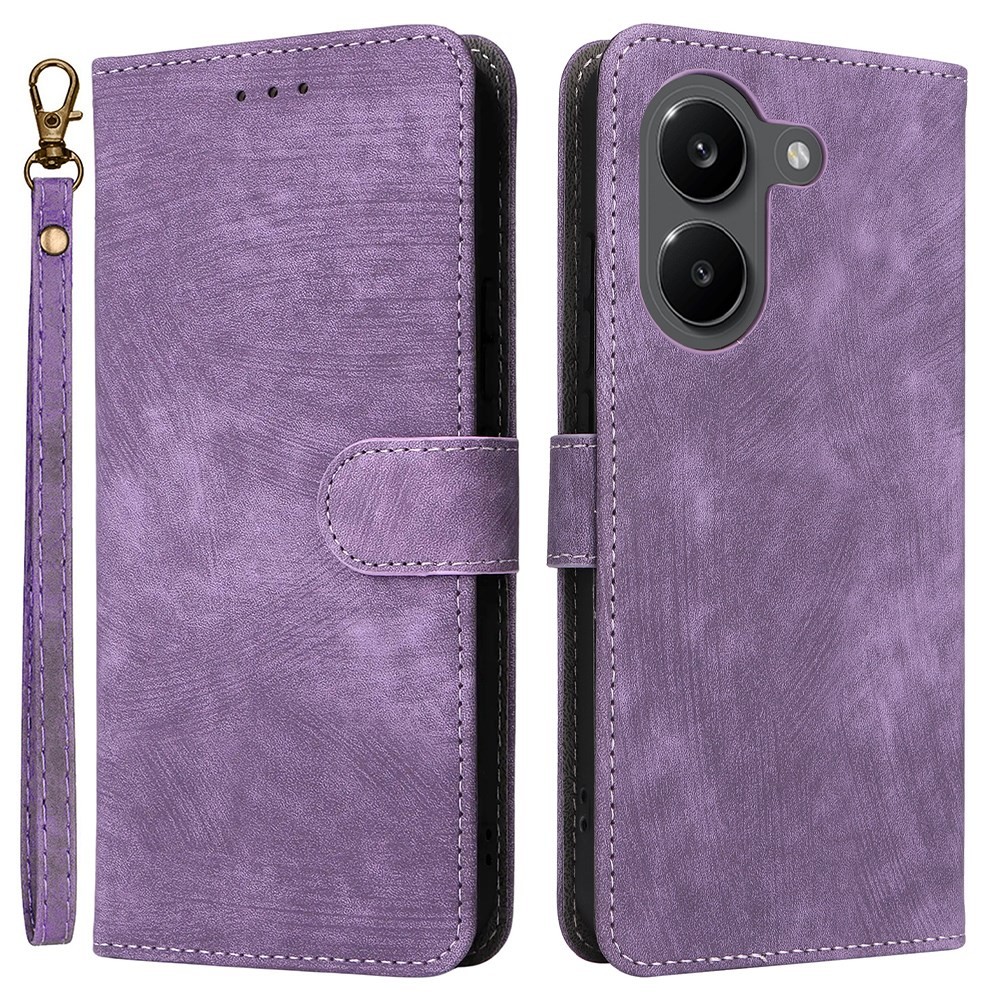 Xiaomi Poco X8 Pro 5G Brush Magnetic Θήκη Πορτοφόλι Purple