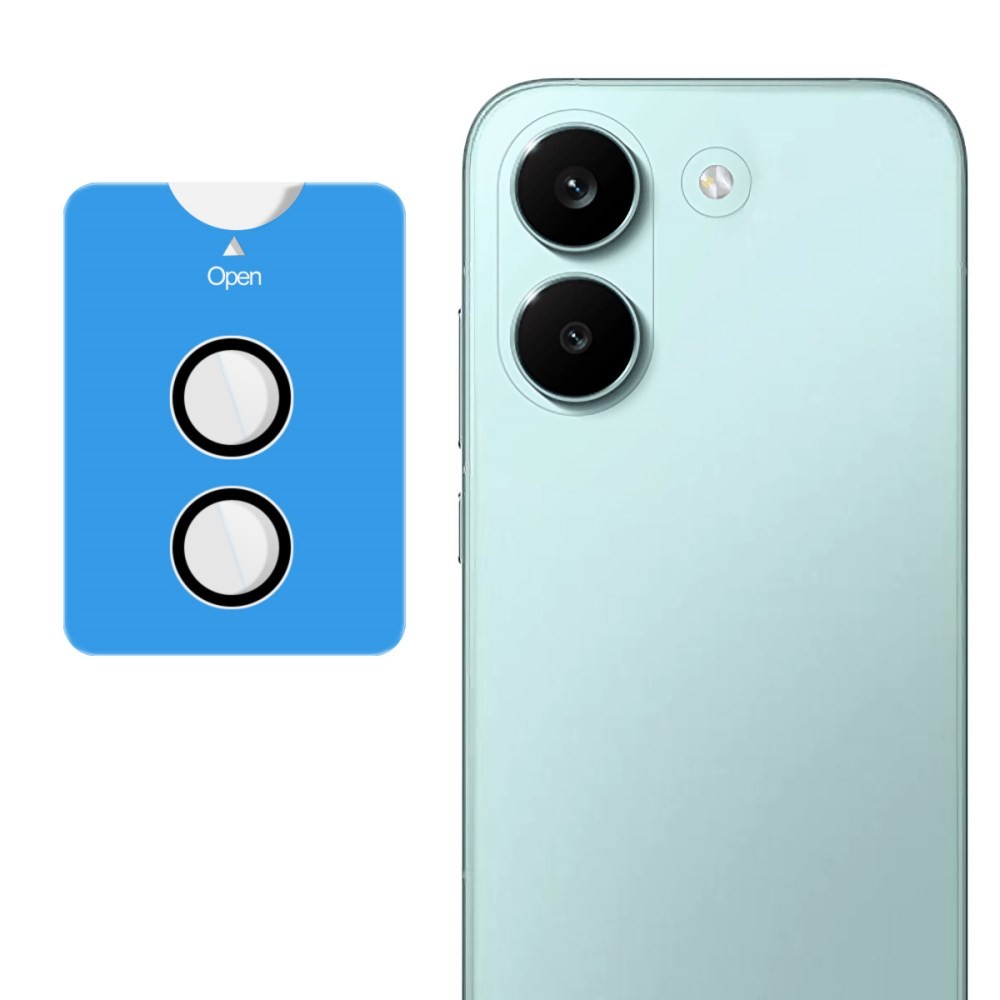 Xiaomi Poco X8 Pro 5G IMAK Easy Install Τζαμάκι για Κάμερα με Οδηγό Τοποθέτησης Black Circle Design