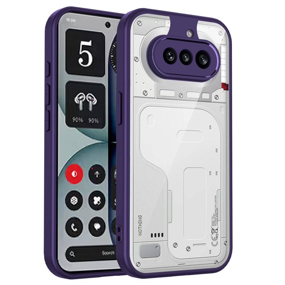 Nothing Phone (4a) Color Frame Διάφανη Σκληρή Θήκη Purple