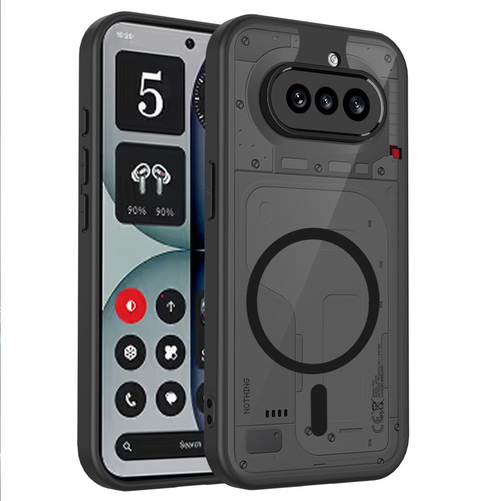 Nothing Phone (4a) Magsafe Ημιδιάφανη Σκληρή Θήκη Matte Black