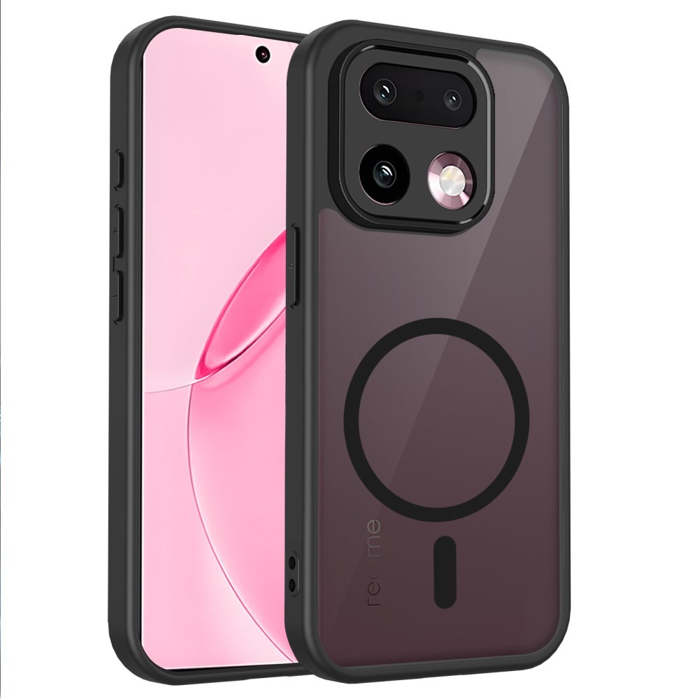 Realme 16 Pro 5G Magsafe Ημιδιάφανη Σκληρή Θήκη Matte Black