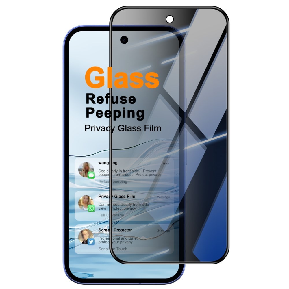 Google Pixel 10a 5G IMAK Privacy Full Tempered Glass - Προστασία Οθόνης Black
