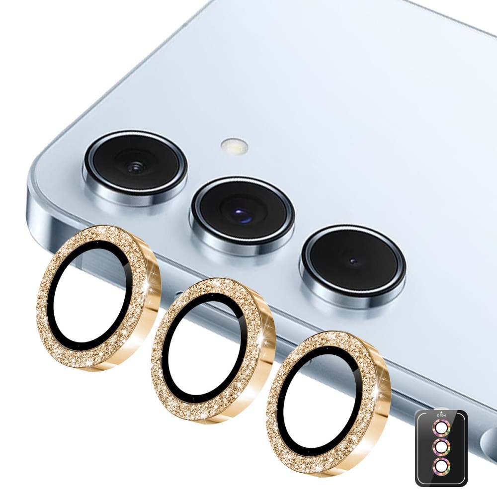 Samsung Galaxy A57 5G ENKAY Κρίκοι Προστασίας για Κάμερα - Lens Protector Rings Gold