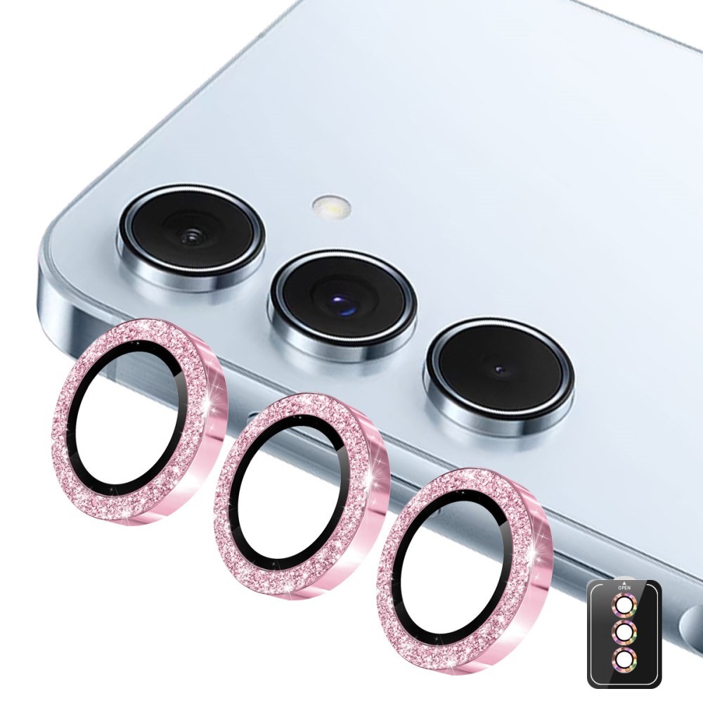 Samsung Galaxy A57 5G ENKAY Κρίκοι Προστασίας για Κάμερα - Lens Protector Rings Pink