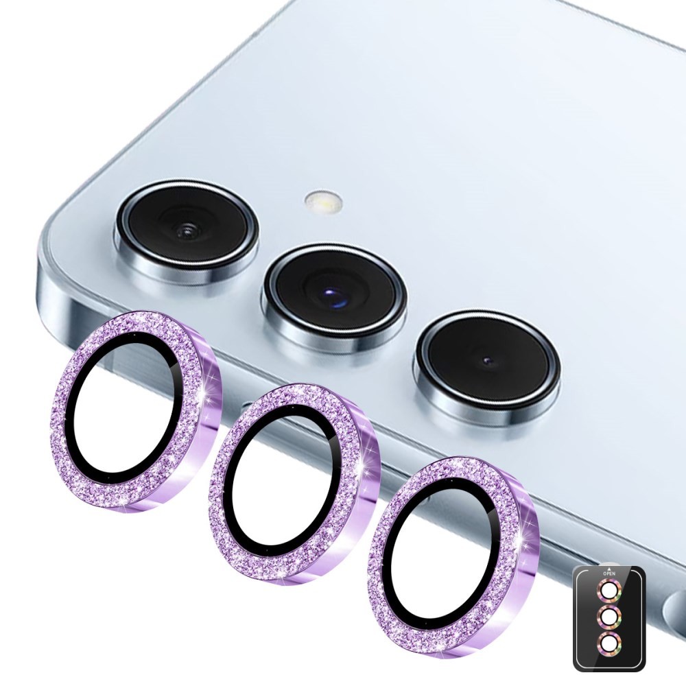 Samsung Galaxy A57 5G ENKAY Κρίκοι Προστασίας για Κάμερα - Lens Protector Rings Purple