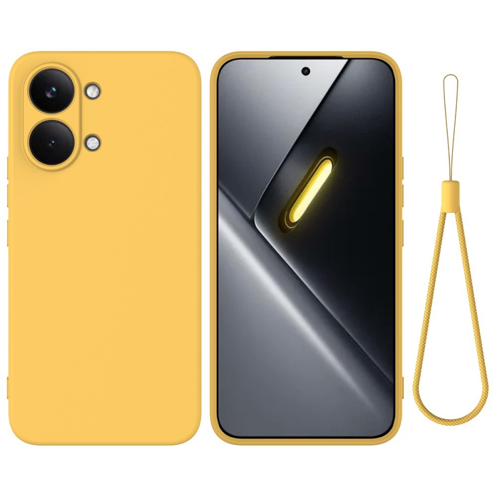 Xiaomi Poco X8 Pro Max 5G Solid Color Θήκη Σιλικόνης Yellow
