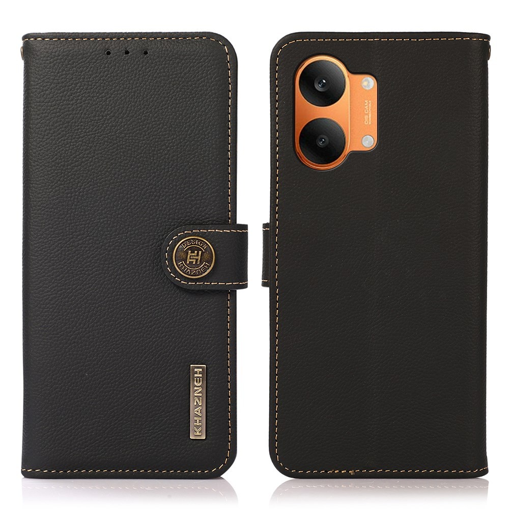Xiaomi Poco X8 Pro Max 5G KHAZNEH Δερμάτινη Θήκη Πορτοφόλι Black