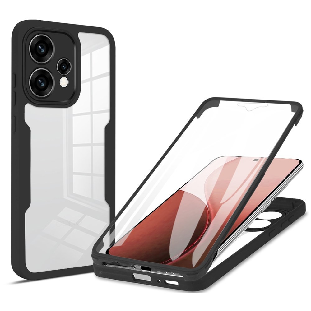 Oppo Reno15 5G 360 Degrees Coverage Σκληρή Θήκη Black