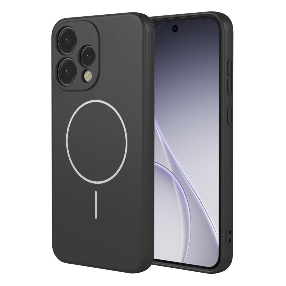 Oppo Reno15 5G Liquid Silicone Magsafe Θήκη Σιλικόνης Black