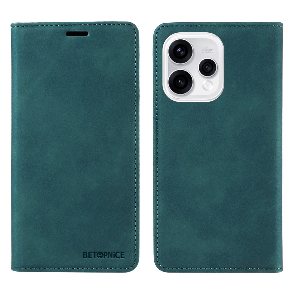 Oppo Reno15 5G BETOPNICE 003 Θήκη Βιβλίο Green