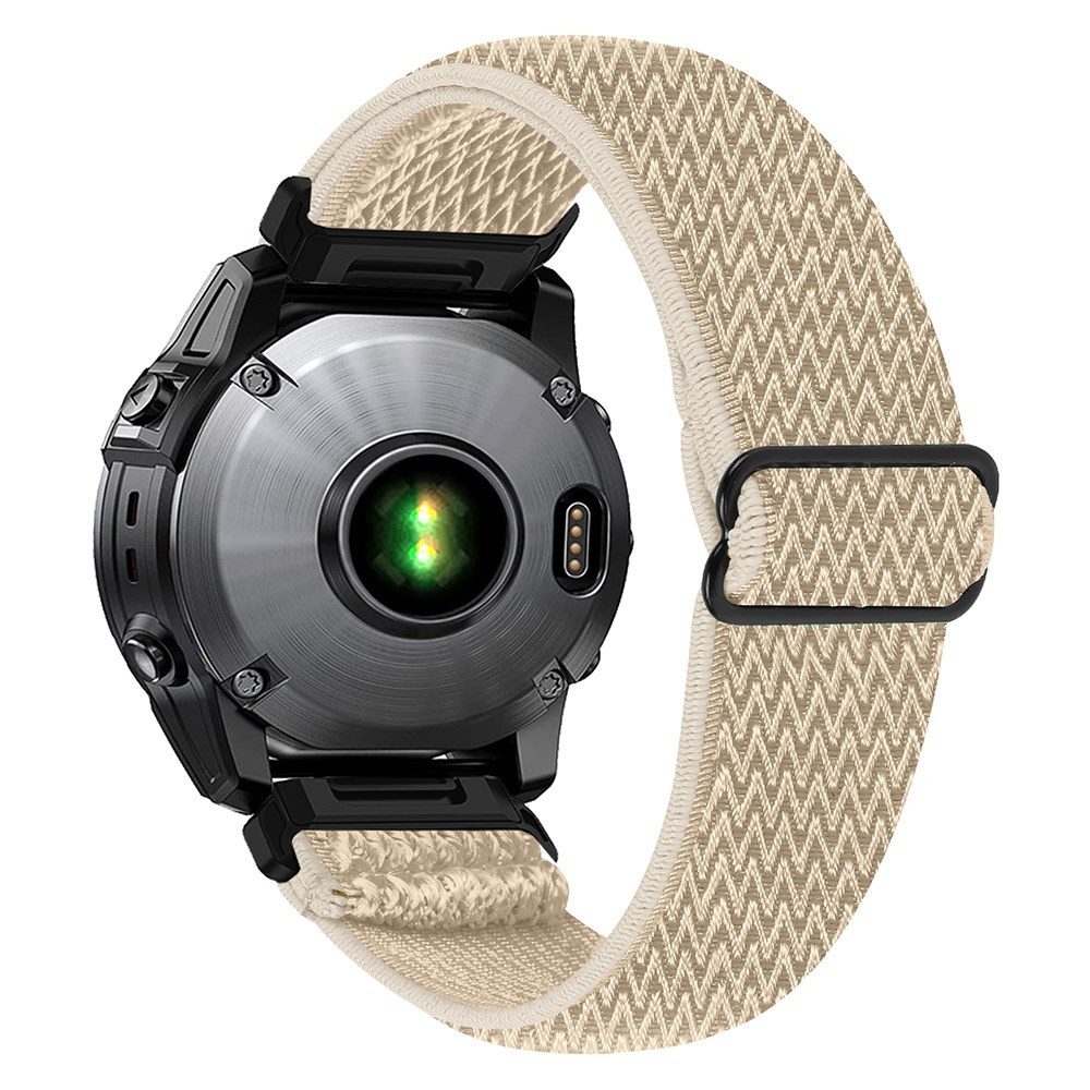 Garmin Fenix 8 Pro AMOLED/Fenix 8/Fenix E - 47mm Λουράκι απο Nylon με κυματιστό σχέδιο Beige