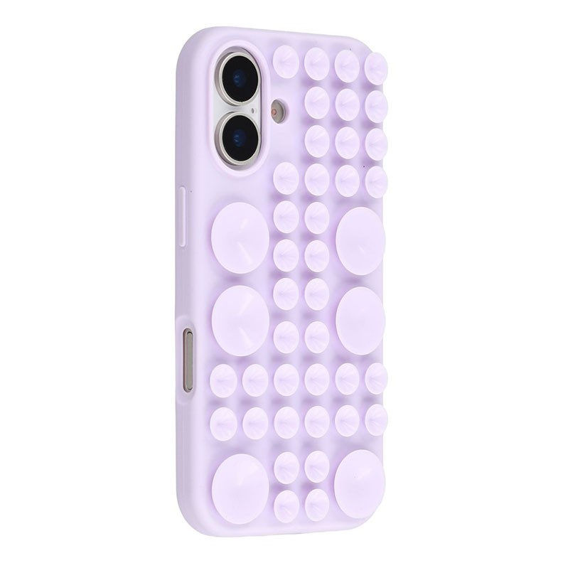 Apple iPhone 17 Suction Cup Θήκη Σιλικόνης Light Purple