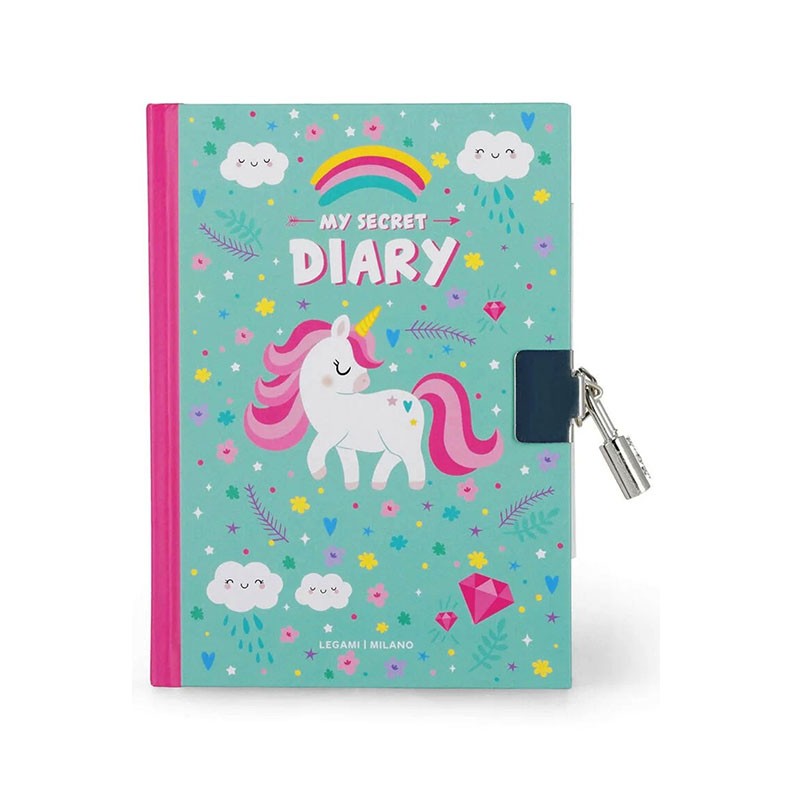 Legami  Σημειωματάριο My Secret Diary με Κλειδαριά Unicorn