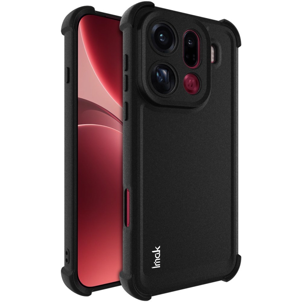 Oppo Find X9 Pro 5G IMAK Matte Θήκη Σιλικόνης Black