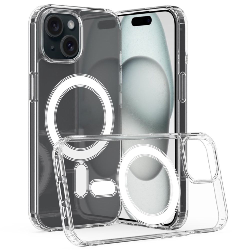 Apple iPhone 15 MagSafe TPU+Acrylic Σκληρή Θήκη Transparent