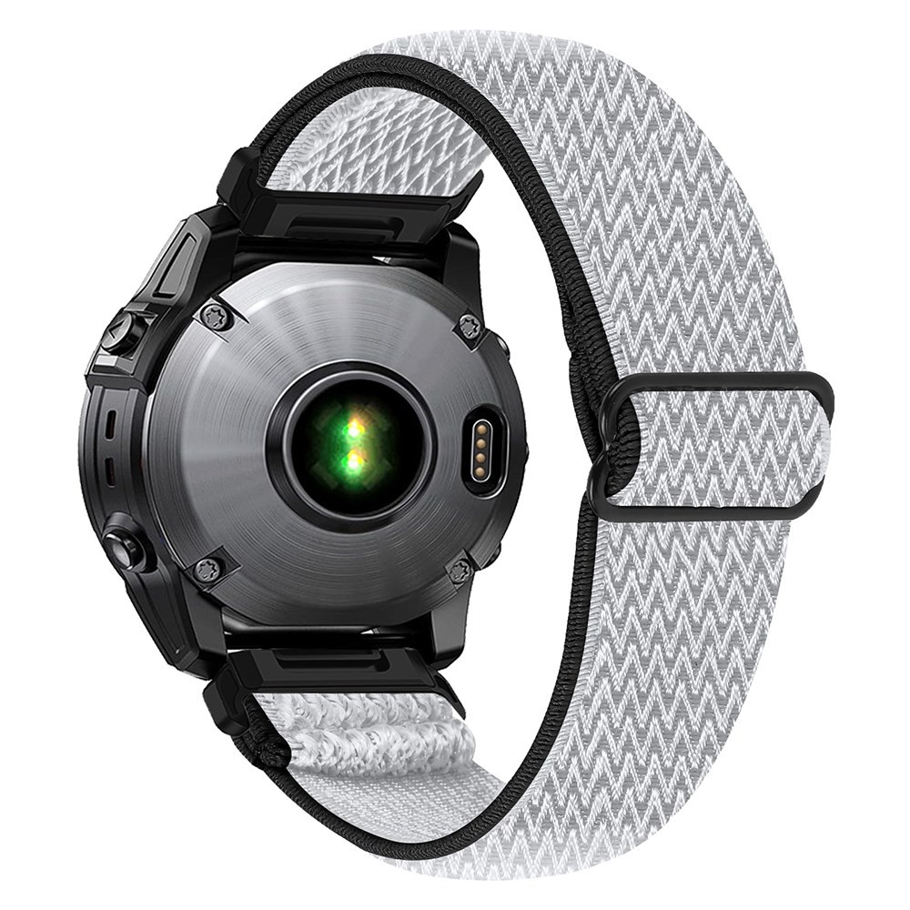Garmin Fenix 8 Pro AMOLED/Fenix 8/Fenix E - 47mm Λουράκι απο Nylon με κυματιστό σχέδιο Black / White