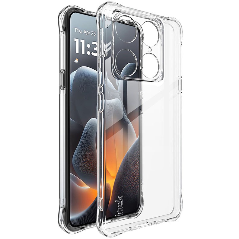 Motorola Signature 5G IMAK Buffer Θήκη Σιλικόνης Transparent