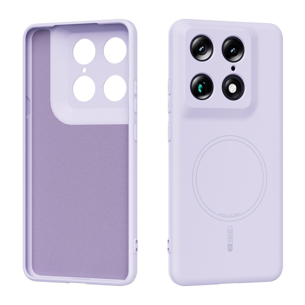 Motorola Signature 5G ABEEL Liquid Silicone Magsafe Θήκη Σιλικόνης Purple