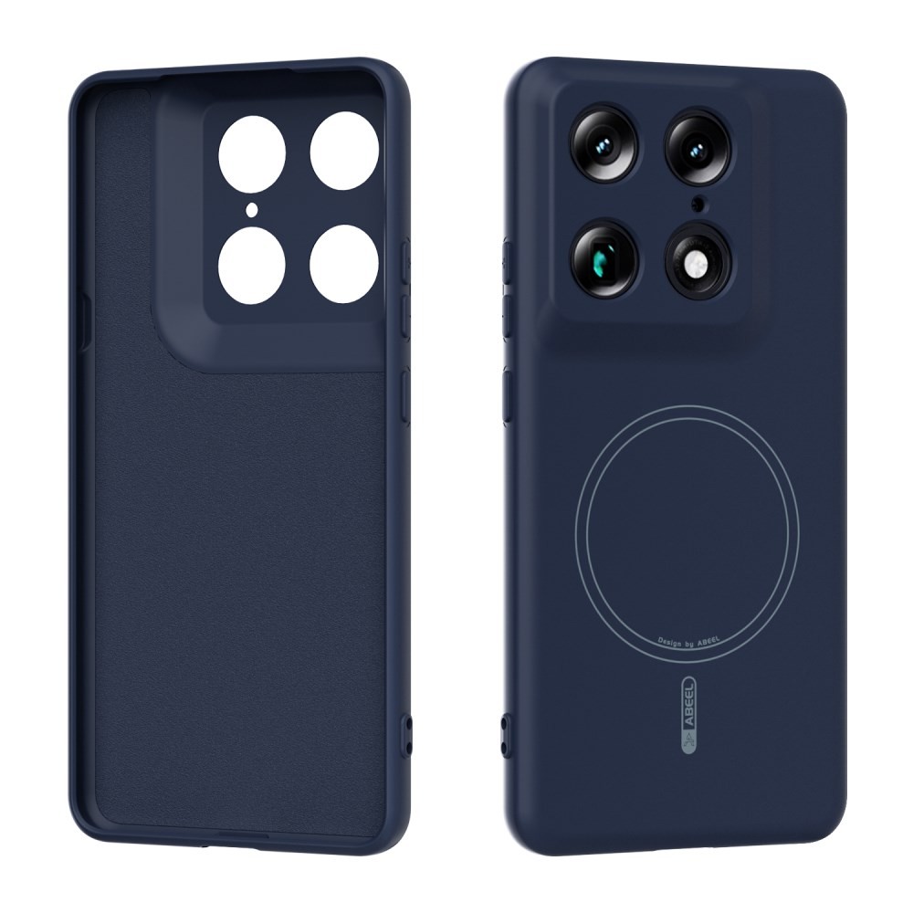 Motorola Signature 5G ABEEL Liquid Silicone Magsafe Θήκη Σιλικόνης Dark Blue