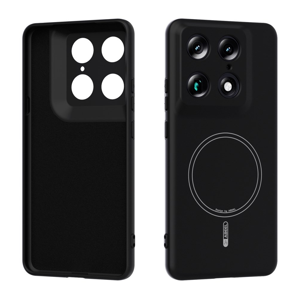 Motorola Signature 5G ABEEL Liquid Silicone Magsafe Θήκη Σιλικόνης Black