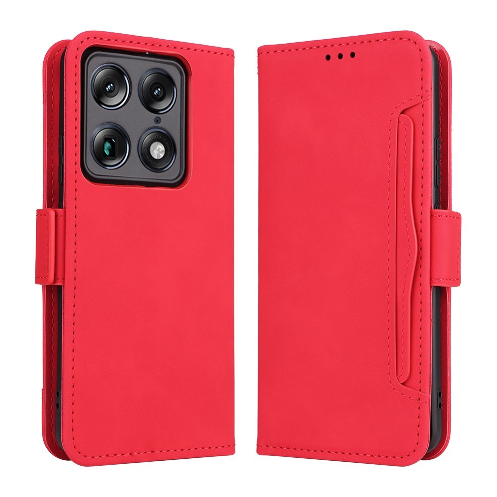 Motorola Signature 5G Multiple Cards Θήκη Πορτοφόλι Red