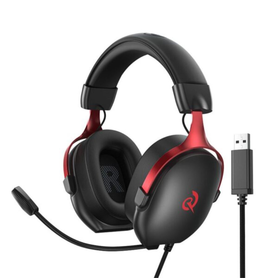 QCY Heroad VN200 pro 7.1 Ακουστικό Ενσύρματο για PS4/PS5/PC με σύνδεση USB Black