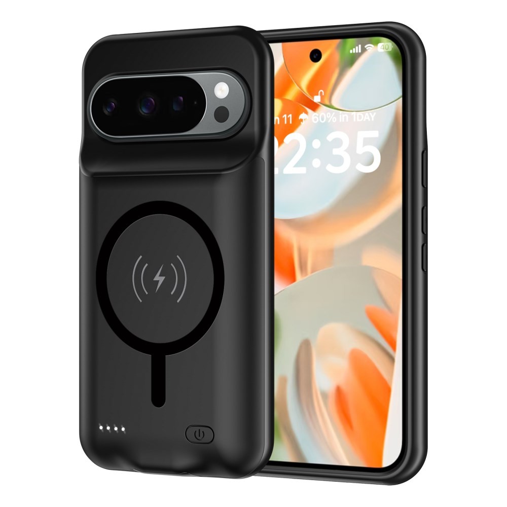 Google Pixel 10 5G/10 Pro 5G Magsafe Battery Case 6000mAh Black