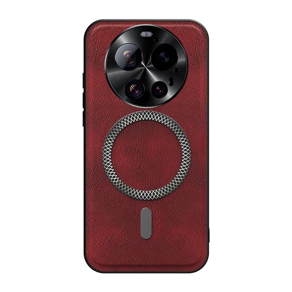 Xiaomi 17 Ultra 5G Metal Cover Magsafe Σκληρή Θήκη Wine Red