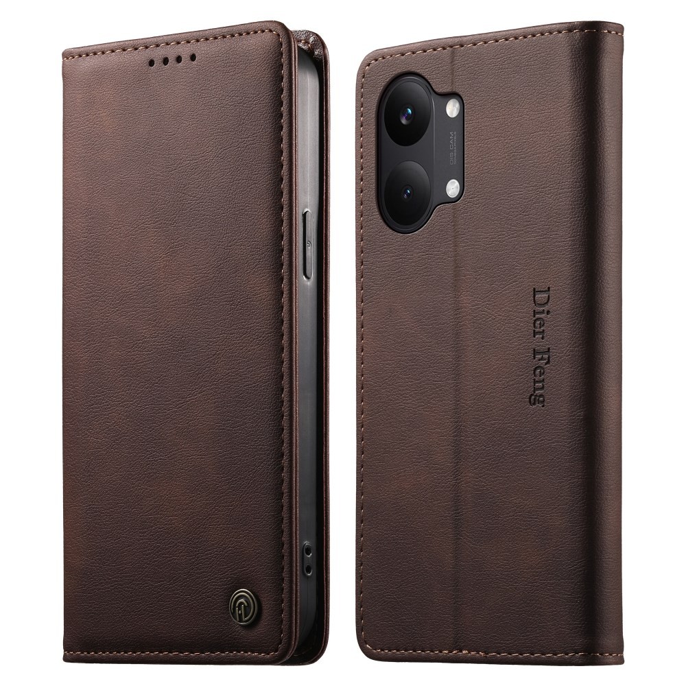 Xiaomi Poco X8 Pro Max 5G DF-019 Θήκη Βιβλίο Dark Brown